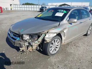 2013 Honda Accord Sdn EX-L with VIN 1HGCR2F82DA137163, listed as a IAAI auction lot 41636283 with 216,743 mi miles. Bid and sale history available at carsss.com. Image 6.