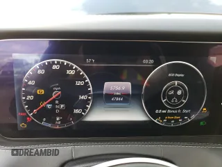 2018 Mercedes-Benz S-Class S 560 with VIN WDDXJ8GB2JA033617, listed as a Copart auction lot 37422483 with 47,844 mi miles. Bid and sale history available at carsss.com. Image 9.