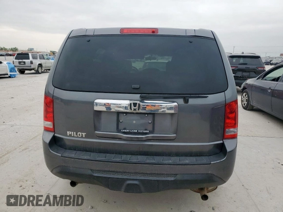 2013 Honda Pilot LX with VIN 5FNYF3H20DB002315, listed as a Copart auction lot 51284405 with 185,043 mi miles and Clean title. Bid and sale history available at DreamBid. Image 6.
