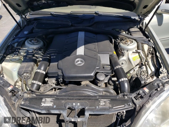 2000 Mercedes-Benz S-Class with VIN WDBNG75J1YA123323, listed as a Copart auction lot 58573634 with 202,708 mi miles and Salvage Title. Bid and sale history available at carsss.com. Image 11.