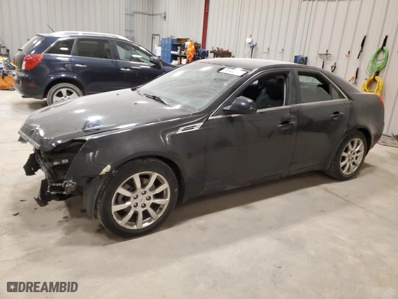 2009 Cadillac CTS AWD w/1SB with VIN 1G6DT57V290150344, listed as a Copart auction lot 86644994 with 117,726 mi miles and Salvage Title. Bid and sale history available at carsss.com. Image 1.
