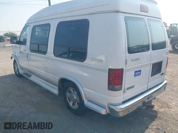 2006 Ford Econoline Cargo with VIN 1FDRE14L26HB21864, listed as a IAAI auction lot 42389174 with 295,623 mi miles and . Bid and sale history available at DreamBid. Image 3.