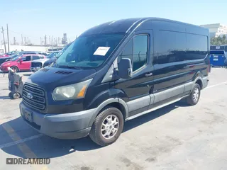 2015 Ford Transit Cargo Van with VIN 1FTYR2CM3FKA87408, listed as a IAAI auction lot 42000321 with 114,511 mi miles. Bid and sale history available at carsss.com. Image 17.
