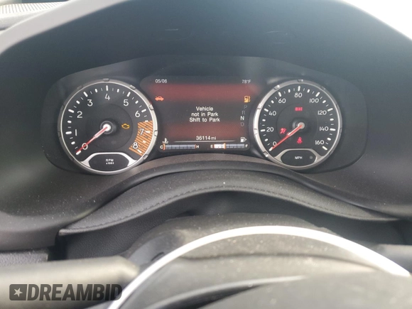 2021 Jeep Renegade Trailhawk z VIN ZACNJDC10MPN36104, wystawiony jako Copart lot #56463785 z przebiegiem 36 114 mil mil oraz Szkoda całkowita • Salvage title. Historia ofert i sprzedaży dostępna na DreamBid. Obrazek 9.