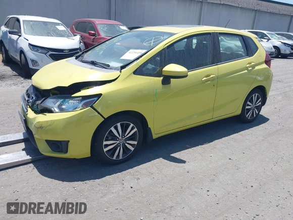2017 Honda Fit EX with VIN 3HGGK5G73HM700436, listed as a IAAI auction lot 42256496 with 87,715 mi miles and . Bid and sale history available at DreamBid. Image 2.