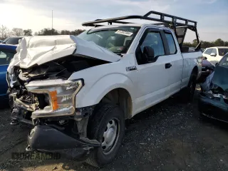 2020 Ford F-150 XL with VIN 1FTEX1EB9LFA60944, listed as a Copart auction lot 81302364 with 127,147 mi miles and Salvage Title. Bid and sale history available at carsss.com. Image 1.