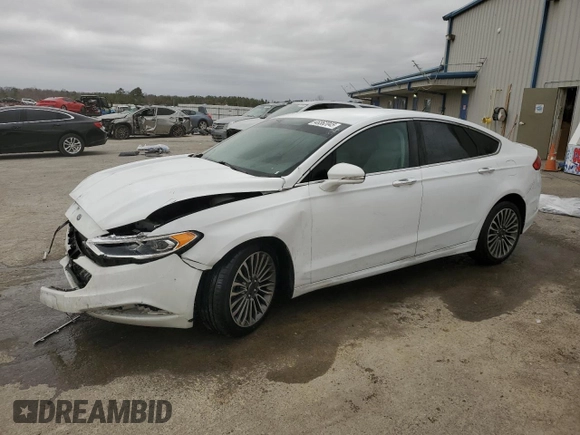 2017 Ford Fusion Titanium with VIN 3FA6P0K96HR151542, listed as a Copart auction lot 48362045 with 135,603 mi miles and Salvage Title. Bid and sale history available at carsss.com. Image 1.