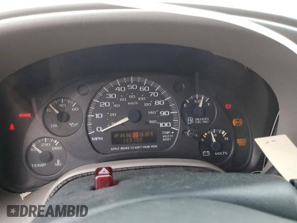 2003 Chevrolet Astro with VIN 1GNDM19X63B113415, listed as a Copart auction lot 47721834 with 133,199 mi miles and Salvage Title. Bid and sale history available at carsss.com. Image 9.