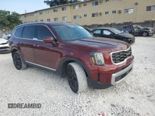 2023 Kia Telluride S with VIN 5XYP64GC5PG357330, listed as a Copart auction lot 50215895 with 29,245 mi miles and Salvage Title. Bid and sale history available at DreamBid. Image 4.
