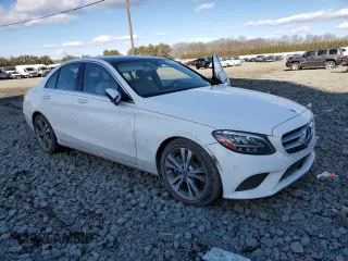 2020 Mercedes-Benz C 300 with VIN WDDWF8DB1LR546475, listed as a Copart auction lot 42337045 with 92,892 mi miles and Salvage title. Bid and sale history available at DreamBid. Image 4.