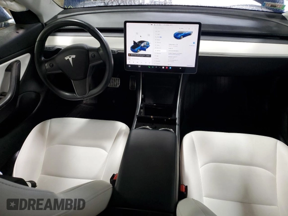 2018 Tesla Model 3 Long Range Battery z VIN 5YJ3E1EB3JF055673, wystawiony jako Copart lot #50915355 z przebiegiem 39 567 mil mil oraz Szkoda całkowita • Salvage title. Historia ofert i sprzedaży dostępna na DreamBid. Obrazek 8.