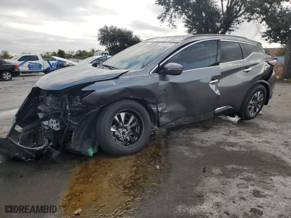2015 Nissan Murano SV with VIN 5N1AZ2MGXFN270101, listed as a Copart auction lot 85324494 with 70,657 mi miles and Salvage Title. Bid and sale history available at carsss.com. Image 1.