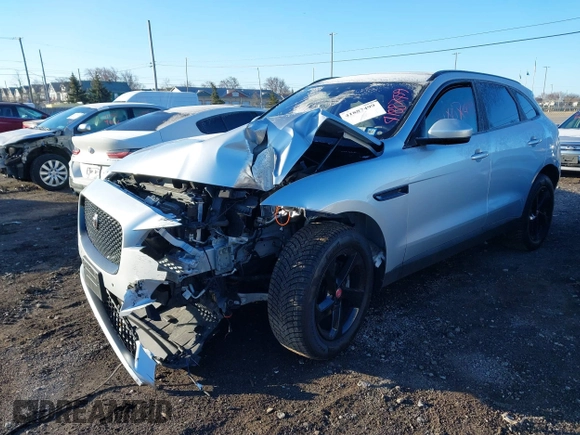 2018 Jaguar F-Pace 25t Premium with VIN SADCJ2FX6JA322345, listed as a IAAI auction lot 41887499 with 35,740 mi miles and . Bid and sale history available at DreamBid. Image 18.