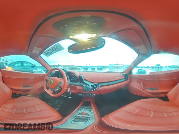 2014 Ferrari 458 Italia z VIN ZFF68NHA1E0198612, wystawiony jako Copart lot #54941365 z przebiegiem 4 506 mil mil oraz Szkoda całkowita • Salvage title. Historia ofert i sprzedaży dostępna na DreamBid. Obrazek 15.
