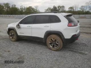 2019 Jeep Cherokee Trailhawk z VIN 1C4PJMBX9KD256968, wystawiony jako Copart lot #51591025 z przebiegiem 110 746 mil mil oraz Szkoda całkowita • Salvage title. Historia ofert i sprzedaży dostępna na DreamBid. Obrazek 2.
