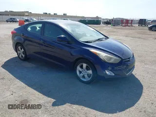 2013 Hyundai Elantra GLS z VIN 5NPDH4AE3DH343714, wystawiony jako IAAI lot #41910283 z przebiegiem 107 853 mil mil oraz . Historia ofert i sprzedaży dostępna na DreamBid. Obrazek 1.