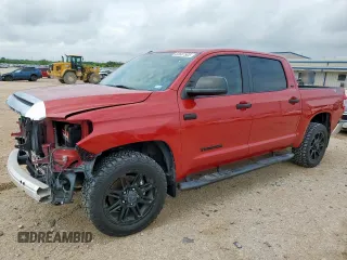 2018 Toyota Tundra SR5 with VIN 5TFEY5F12JX230739, listed as a Copart auction lot 63687505 with 43,348 mi miles and Salvage title. Bid and sale history available at DreamBid. Image 1.