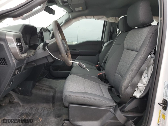 2024 Ford F-150 XL with VIN 1FTFW1L51RKD42614, listed as a Copart auction lot 82780774 with 23,234 mi miles and Salvage Title. Bid and sale history available at carsss.com. Image 7.