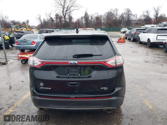 2017 Ford Edge SEL with VIN 2FMPK4J87HBB96013, listed as a IAAI auction lot 41493642 with 109,294 mi miles. Bid and sale history available at carsss.com. Image 17.