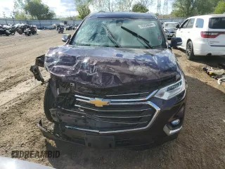 2018 Chevrolet Traverse Premier with VIN 1GNEVJKW2JJ100652, listed as a Copart auction lot 70258634 with 84,879 mi miles and Salvage Title. Bid and sale history available at carsss.com. Image 5.
