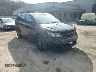 2018 Dodge Journey SE with VIN 3C4PDCABXJT242593, listed as a Copart auction lot 49830085 with 176,553 mi miles and Salvage Title. Bid and sale history available at carsss.com. Image 14.