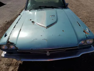 1966 Ford Thunderbird with VIN 6Y81Z100587, listed as a Copart auction lot 76387194 with 506 mi miles and Clean Title. Bid and sale history available at DreamBid. Image 11.