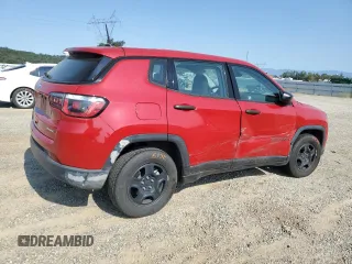2018 Jeep Compass Sport with VIN 3C4NJCAB8JT420484, listed as a Copart auction lot 59335635 with 64,352 mi miles and Salvage title. Bid and sale history available at DreamBid. Image 3.