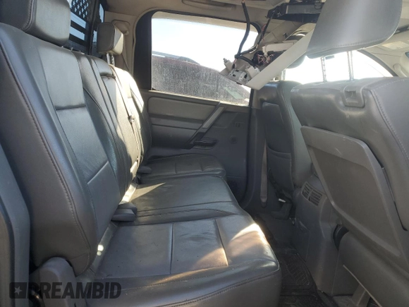 2005 Nissan Titan LE with VIN 1N6AA07B15N555054, listed as a Copart auction lot 42713855 with 213,169 mi miles and Salvage Title. Bid and sale history available at carsss.com. Image 10.