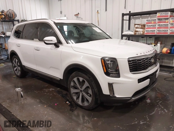 2021 Kia Telluride S with VIN 5XYP6DHC3MG163437, listed as a IAAI auction lot 42214466 with 114,329 mi miles and . Bid and sale history available at DreamBid. Image 1.