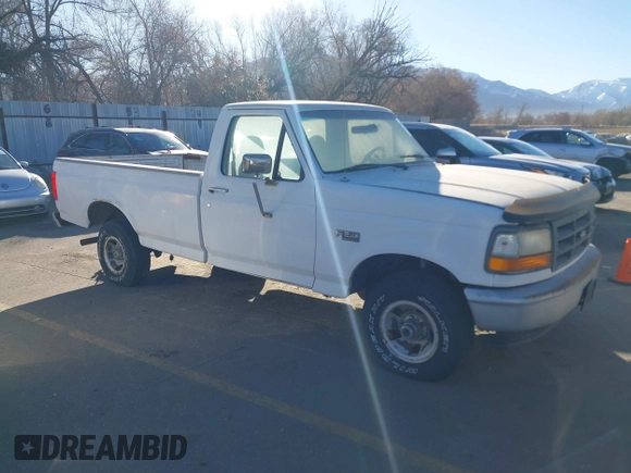 1995 Ford F-150 with VIN 2FTEF14Y5SCA62046, listed as a IAAI auction lot 41894626 with 1 mi miles. Bid and sale history available at carsss.com. Image 1.