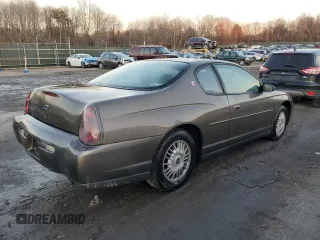 2002 Chevrolet Monte Carlo LS with VIN 2G1WW12EX29195355, listed as a Copart auction lot 80320434 with 141,923 mi miles and Salvage Title. Bid and sale history available at carsss.com. Image 3.
