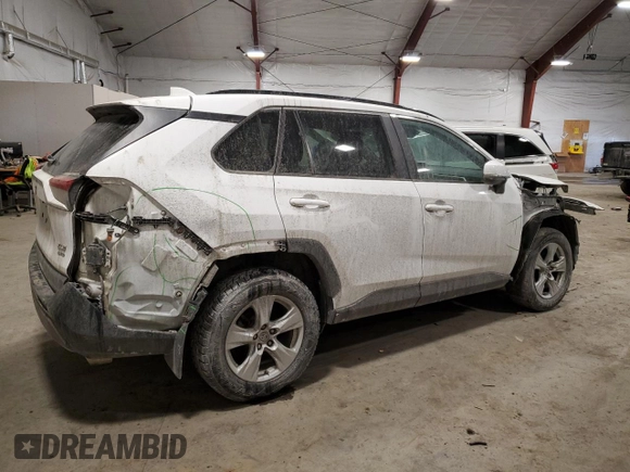 2020 Toyota RAV4 XLE with VIN 2T3P1RFV3LC131752, listed as a Copart auction lot 47188525 with 166,586 mi miles and Salvage Title. Bid and sale history available at DreamBid. Image 3.