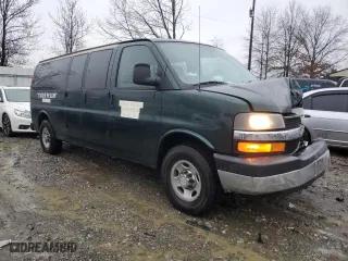 2009 Chevrolet Express Passenger with VIN 1GAHG39K091161470, listed as a Copart auction lot 43410435 with 59,850 mi miles and Salvage Title. Bid and sale history available at carsss.com. Image 4.