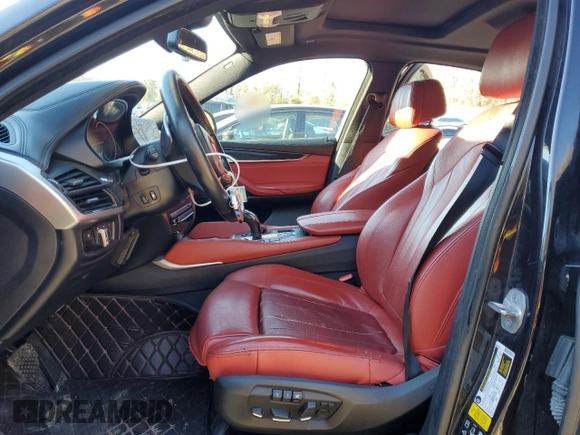 2016 BMW X6 xDrive50i with VIN 5UXKU6C55G0R33747, listed as a Copart auction lot 79706094 with 116,102 mi miles and Salvage Title. Bid and sale history available at carsss.com. Image 7.