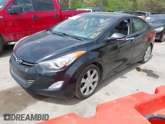 2013 Hyundai Elantra GLS z VIN KMHDH4AEXDU748440, wystawiony jako IAAI lot #42032398 z przebiegiem 146 636 mil mil oraz . Historia ofert i sprzedaży dostępna na DreamBid. Obrazek 2.