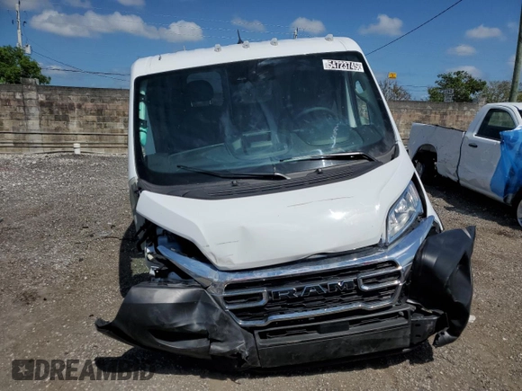 2025 Ram ProMaster Cargo Tradesman with VIN 3C6LRVVG4SE516112, listed as a Copart auction lot 54723745 with Not Provided miles and Salvage Title. Bid and sale history available at carsss.com. Image 5.
