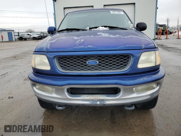 1997 Ford F-150 XL with VIN 1FTDX18W3VKC25911, listed as a Copart auction lot 44074305 with 184,409 mi miles and Salvage Title. Bid and sale history available at carsss.com. Image 5.