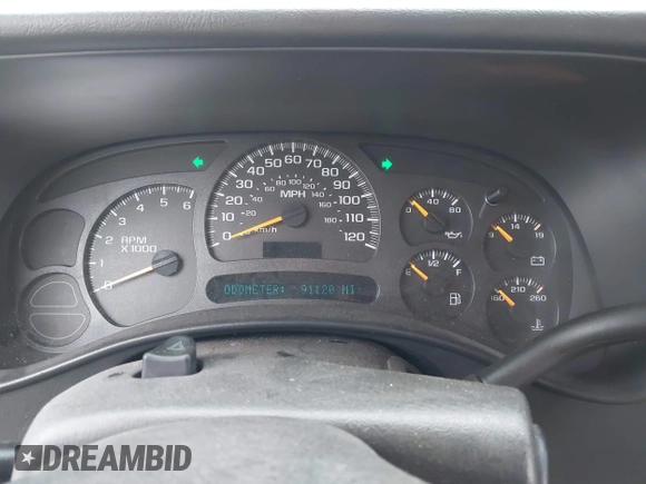 2005 Chevrolet Silverado 1500 with VIN 1GCEC14X45Z109235, listed as a IAAI auction lot 41967442 with 91,120 mi miles and . Bid and sale history available at DreamBid. Image 7.