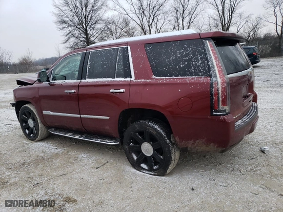 2017 Cadillac Escalade Premium Luxury with VIN 1GYS3CKJ1HR255975, listed as a Copart auction lot 44949315 with 42,123 mi miles and Salvage Title. Bid and sale history available at carsss.com. Image 2.
