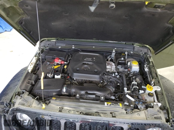 2022 Jeep Wrangler Unlimited Sport S with VIN 1C4HJXDN2NW132471, listed as a Copart auction lot 72798144 with 39,106 mi miles and Non Repairable. Bid and sale history available at carsss.com. Image 12.