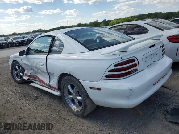 1995 Ford Mustang z VIN 1FALP4043SF252513, wystawiony jako Copart lot #52131605 z przebiegiem 237 066 mil mil oraz Szkoda całkowita • Salvage title. Historia ofert i sprzedaży dostępna na DreamBid. Obrazek 2.