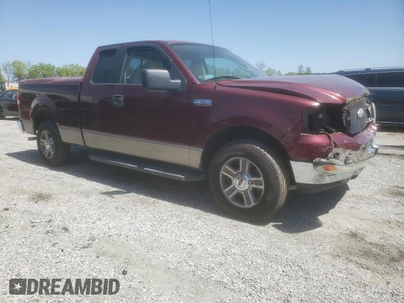 2005 Ford F-150 XLT with VIN 1FTPX12535FA84893, listed as a Copart auction lot 51248115 with 107,981 mi miles and Salvage title. Bid and sale history available at DreamBid. Image 4.