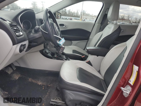 2021 Jeep Compass Limited with VIN 3C4NJDCBXMT537779, listed as a Copart auction lot 50303925 with 27,913 mi miles and Non Repairable. Bid and sale history available at DreamBid. Image 7.