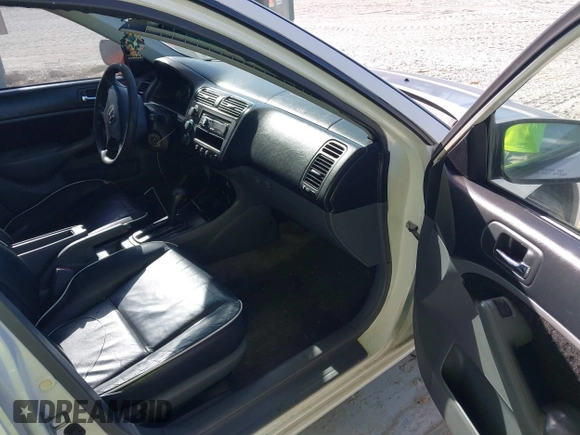 2003 Honda Civic LX with VIN 2HGES16513H517530, listed as a IAAI auction lot 42111453 with 216,814 mi miles. Bid and sale history available at carsss.com. Image 5.