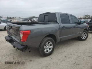 2021 Nissan Titan SV with VIN 1N6AA1EE2MN507967, listed as a Copart auction lot 45288265 with 53,293 mi miles and Salvage title. Bid and sale history available at DreamBid. Image 3.