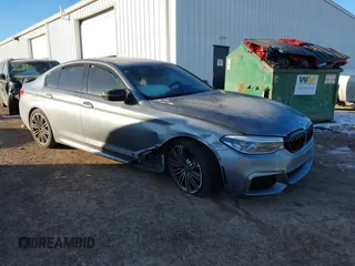 2019 BMW 5 Series M550i xDrive with VIN WBAJB9C51KB464283, listed as a IAAI auction lot 41397420 with Not provided miles and . Bid and sale history available at DreamBid. Image 1.