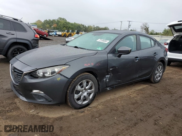 2016 Mazda 3 i Sport with VIN JM1BM1T77G1341556, listed as a Copart auction lot 73106884 with 101,784 mi miles and Salvage Title. Bid and sale history available at DreamBid. Image 1.