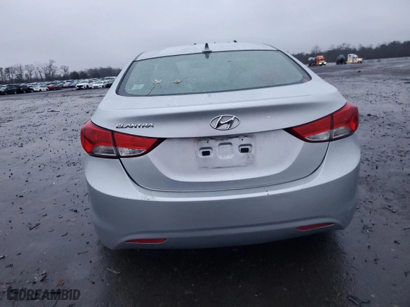 2013 Hyundai Elantra GLS with VIN 5NPDH4AE6DH334313, listed as a Copart auction lot 84493054 with 98,471 mi miles and Salvage Title. Bid and sale history available at carsss.com. Image 6.