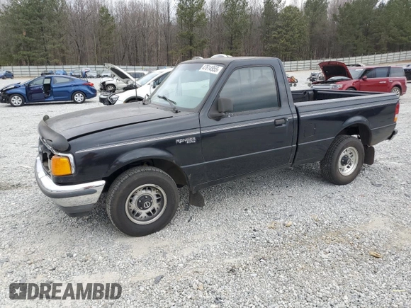1994 Ford Ranger Splash with VIN 1FTCR10A3RUE82812, listed as a Copart auction lot 47614955 with 209,635 mi miles and Salvage Title. Bid and sale history available at DreamBid. Image 1.