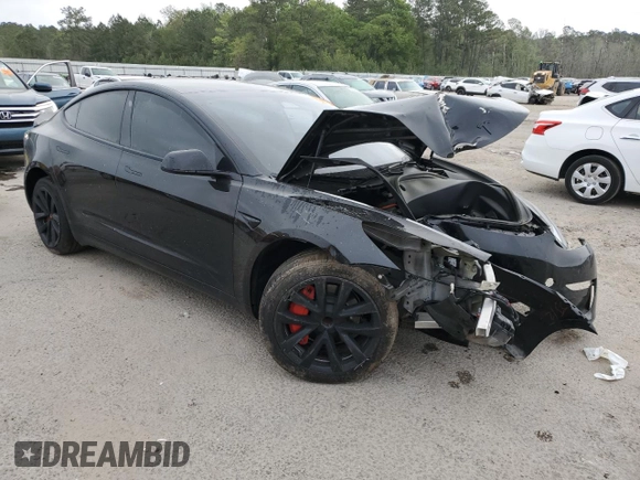 2023 Tesla Model 3 z VIN 5YJ3E1EA7PF668511, wystawiony jako Copart lot #51055725 z przebiegiem 53 594 mil mil oraz Szkoda całkowita • Salvage title. Historia ofert i sprzedaży dostępna na DreamBid. Obrazek 4.